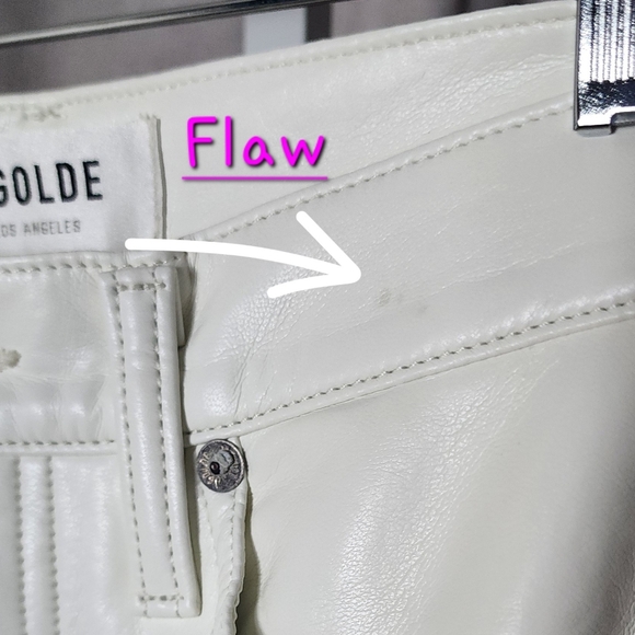 AGOLDE Recycled Leather 90's Pinch Waist in Wisp | 25 - Picture 6 of 13